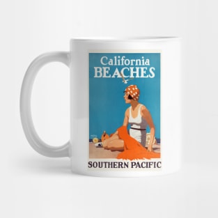 California Beaches Vintage Poster 1923 Mug